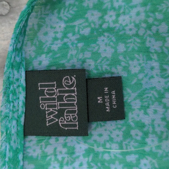 NWT Wild Fable Bell Sleeve Cropped Top Size M - Picture 7 of 12